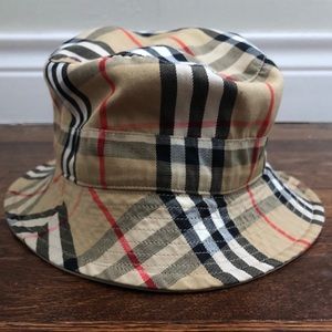 Vintage Check reversible bucket hat